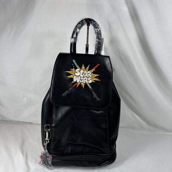 Disney Handbags - Disney Parks Star Wars Lightsaber Black‎ Backpack Bag New with Tag
